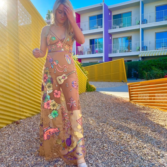 SOLD - RARE For Love & Lemons 🍋 Havana Dress - Picture 3 of 4